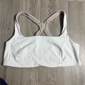 Lululemon Athletica Cream Sports Bra
